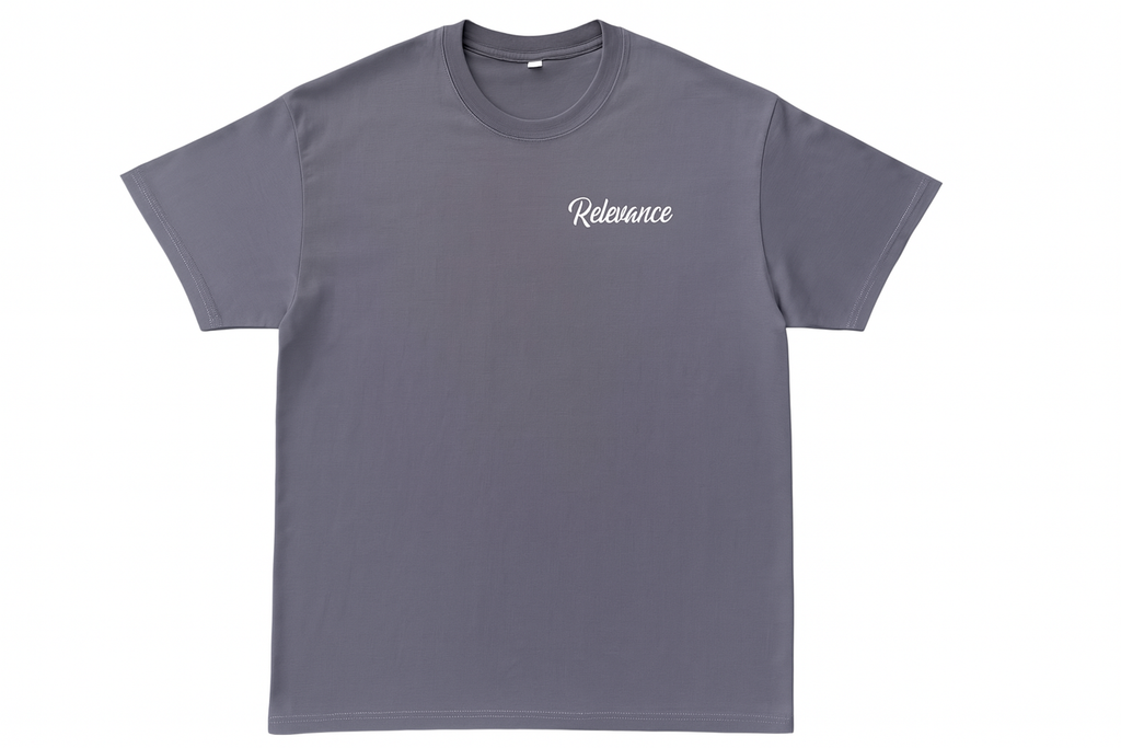 Camiseta Relevance "Life begins when you take the risk"