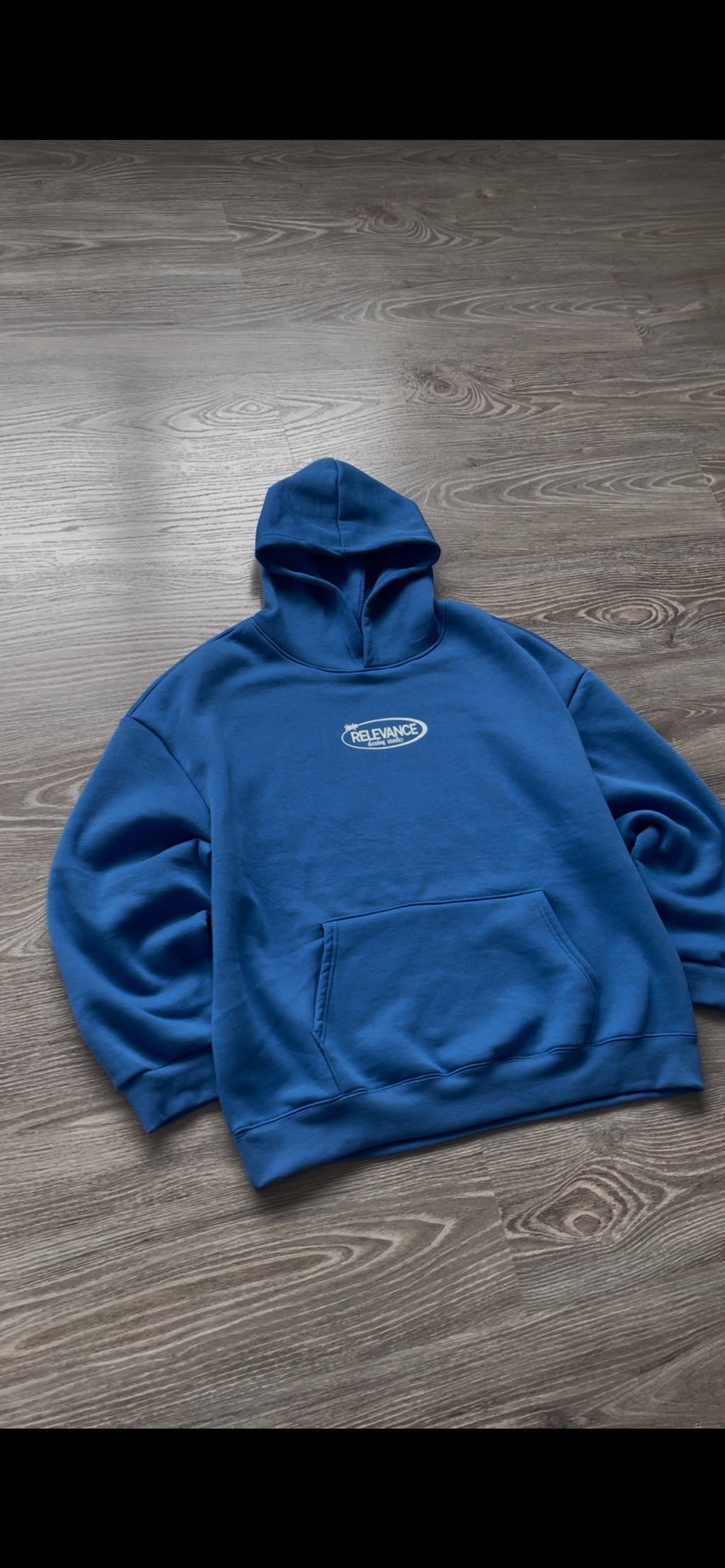 Sudadera Oversized Azul RELEVANCE