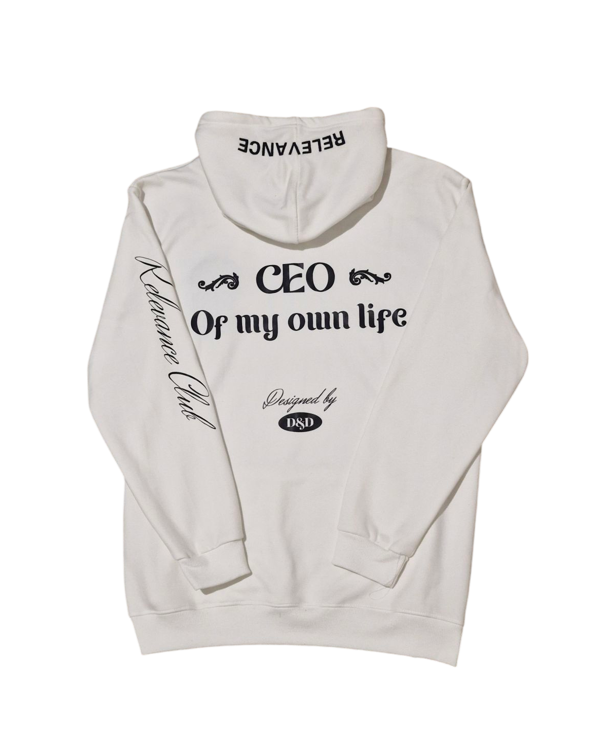Sudadera Relevance "CEO of my own life" - Blanco