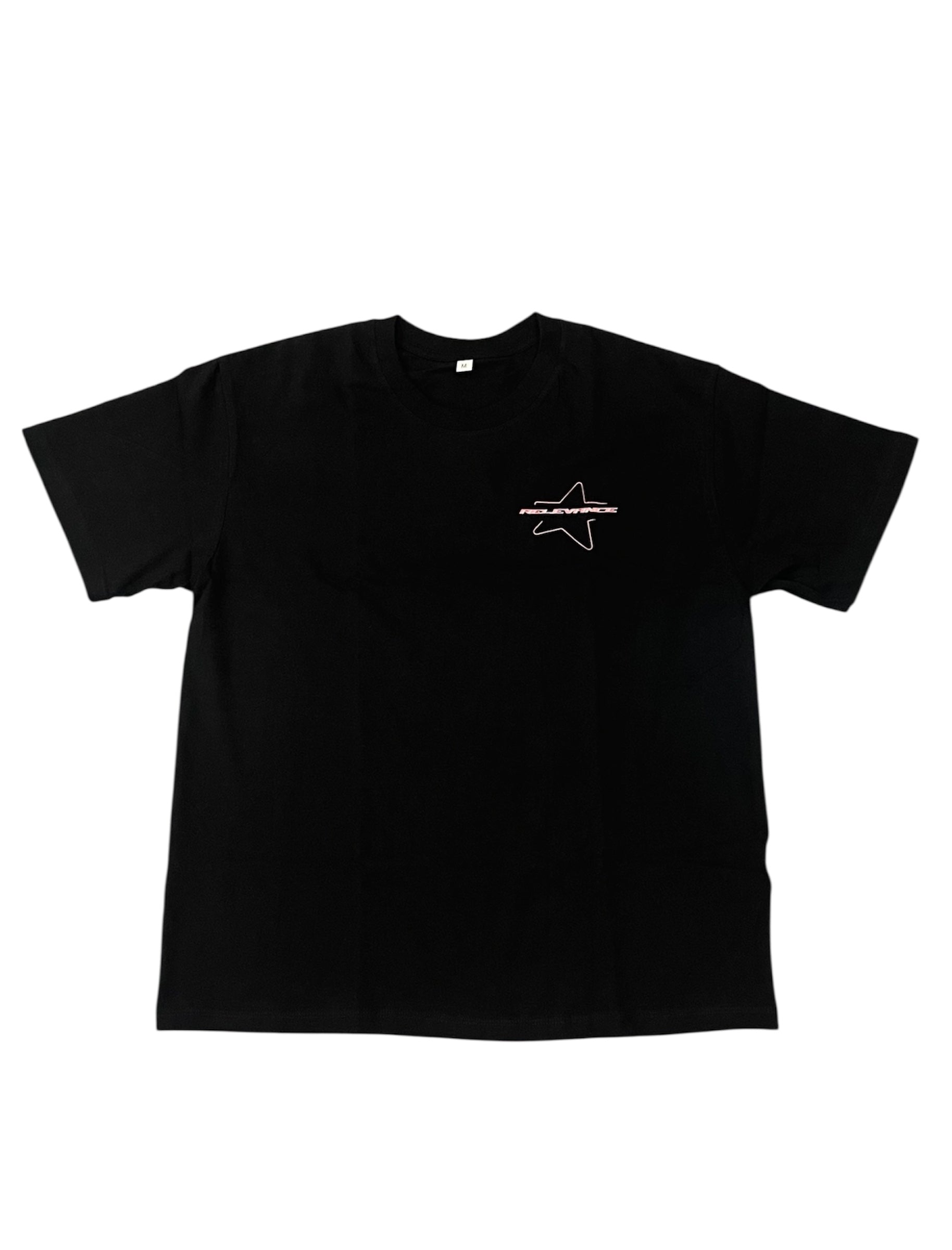 Camiseta Relevance "Time is the real luxury" – Negro