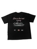 Camiseta Relevance "Time is the real luxury" – Negro