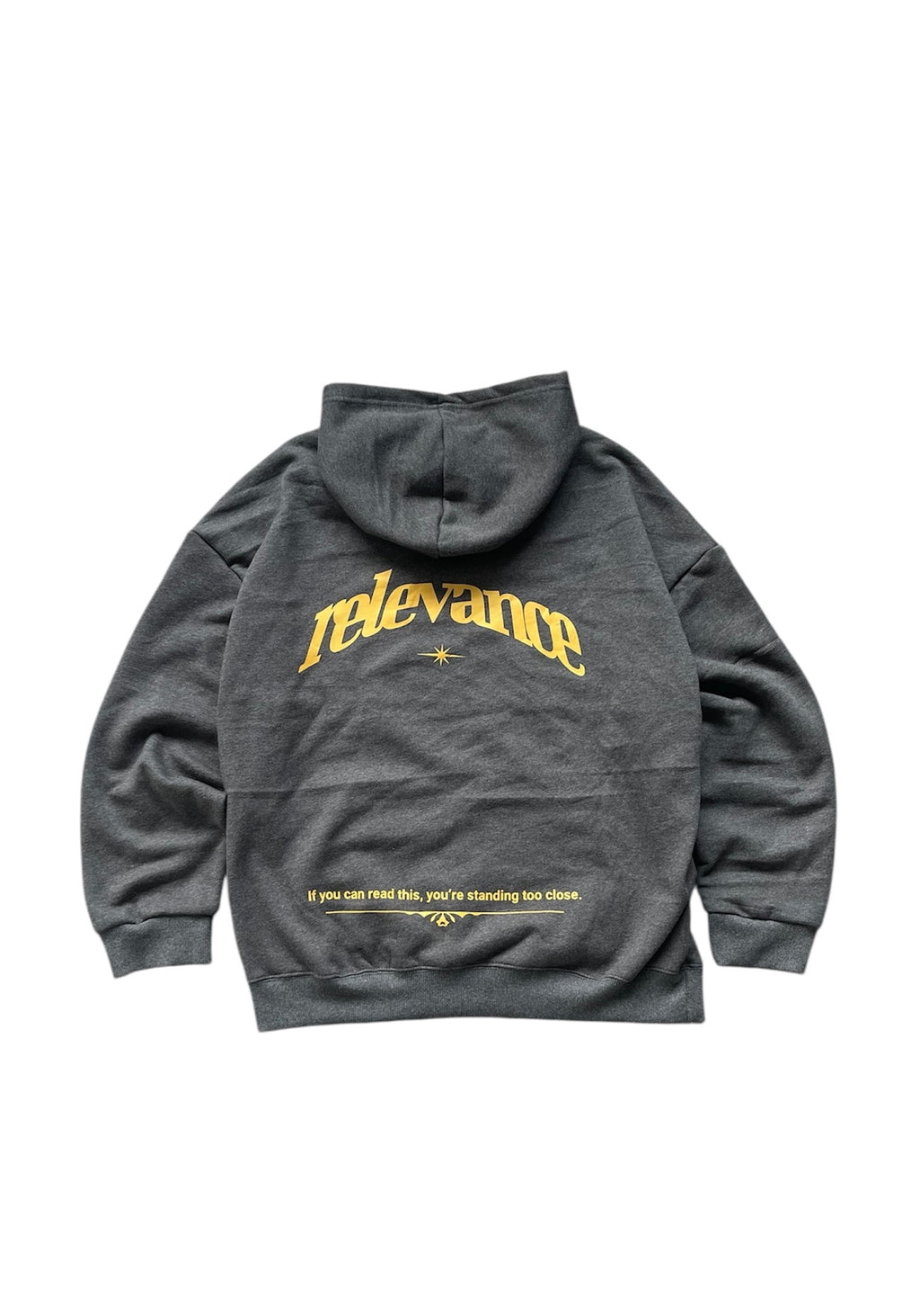 Sudadera Oversized Gris Oscuro RELEVANCE