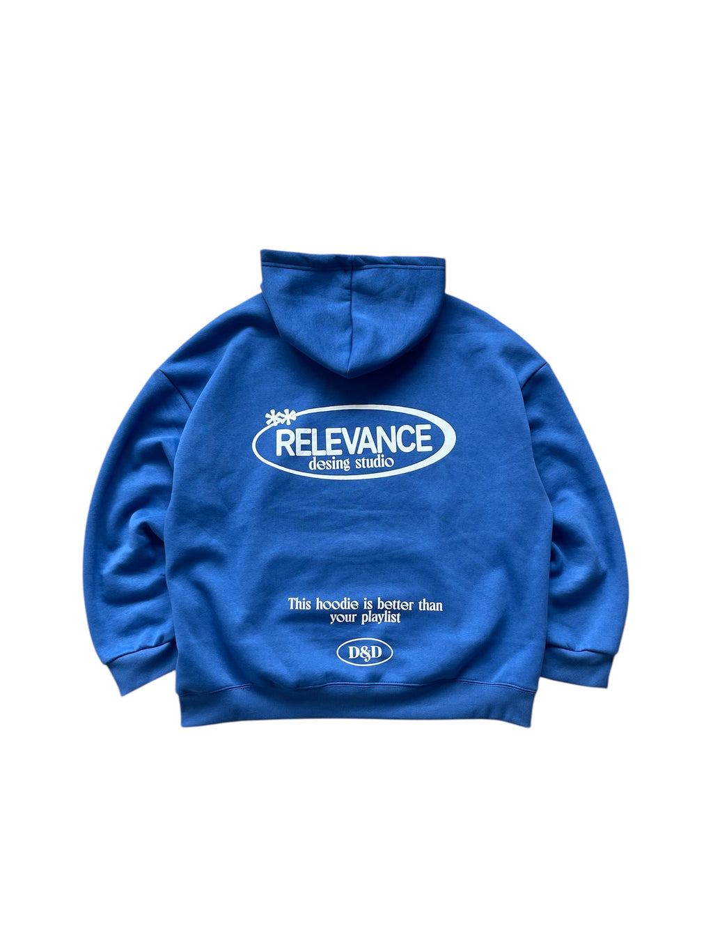 Sudadera Oversized Azul RELEVANCE