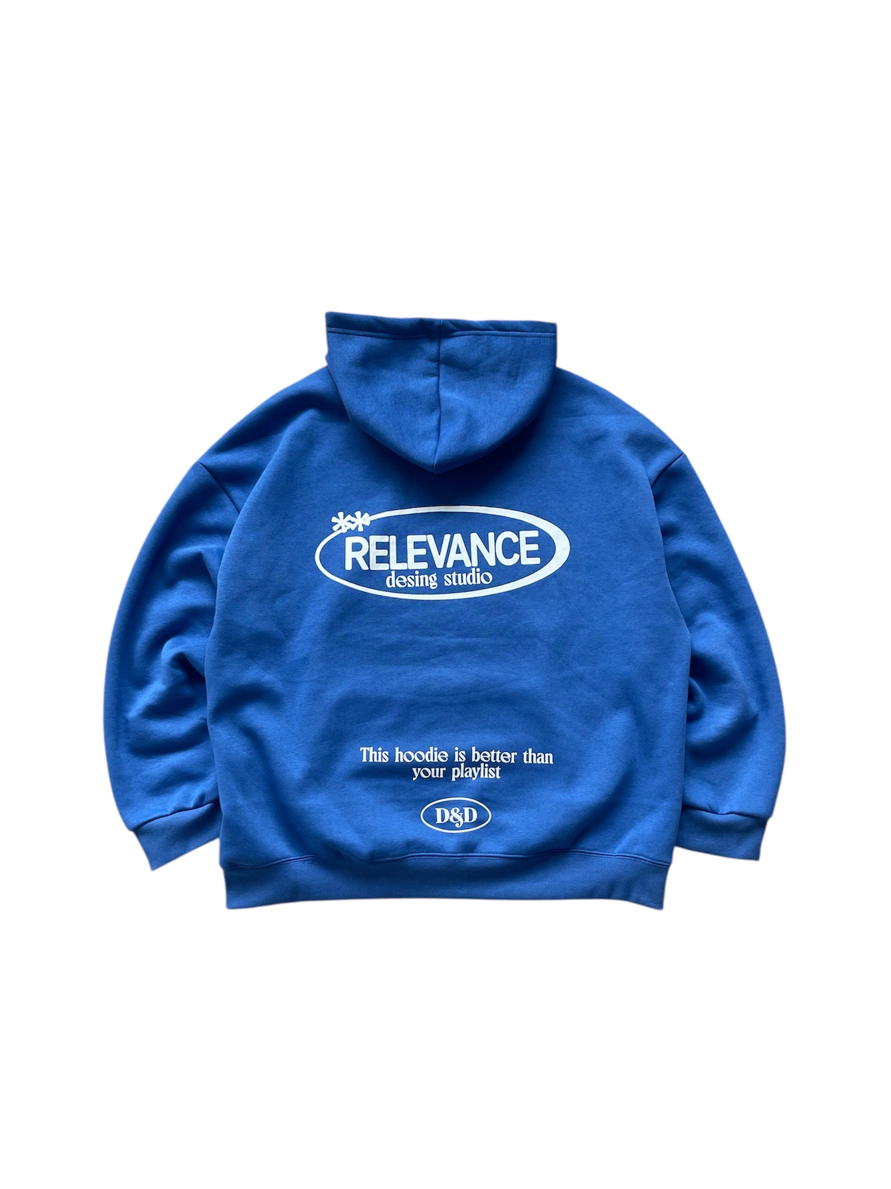 Sudadera Oversized Azul RELEVANCE